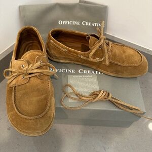 Officine Creative LOVE 101 Boat Shoes, Light Cachemire, EU 39